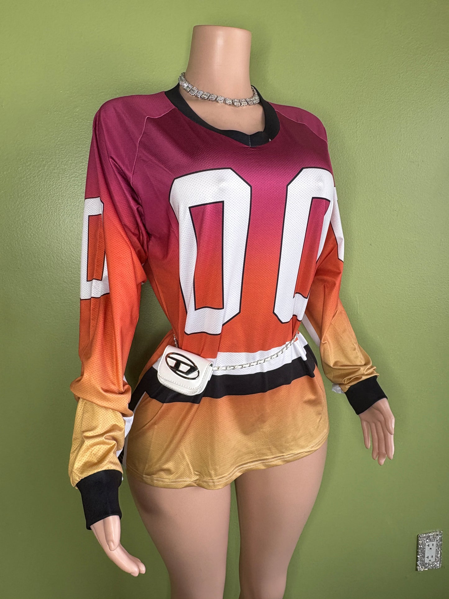 Long Sleeved Jersey Dress