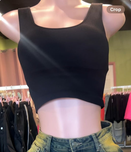 Ribbed Crop Top